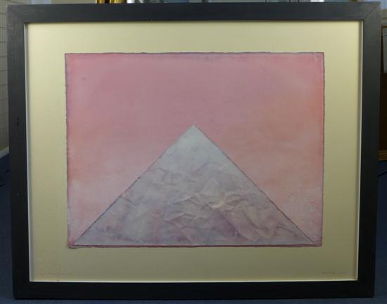 Derek Hirst (1930-2006) Sacred Mountain 6th View overall 31 x 39.5in(-)